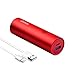 Apple Lightning Portable Charger, Bonai 5800mAh Ultra-Compact Power Bank Premium Aluminum External Backup Battery Pack with High-Speed Output for iPhone, iPad, iPod - Red (Lightning Cable Included)