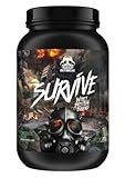 Survive Whey Protein Blend – Premium Protein Powder, Fast Absorbing Whey Isolate Slow Absorbing Whey Concentrate With Red Panax Ginseng Amino Acid Profile, Chocolate Chaos, 2 Pound, 23sv