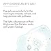 Pure Body Naturals Age-Defying Eye Gel for Wrinkles and Circles, Eye Cream for Under Eye Bag Treatment, 1.7 Fl. Ounce