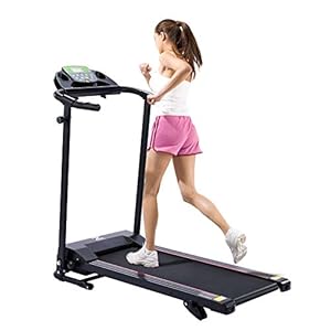 Z ZELUS Loopband, inklapbaar, 10 km/u, bluetooth treadmill met 12 programma’s, loopvlak, 100 x 36 cm, hometrainer…