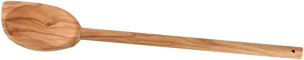 Fackelmann Kochlöffel spitz 30 cm OLIVE, Löffel aus Holz, Design-Küchenhelfer aus Oliven-Holz, robust und mit unverkennbarer Maserung (Farbe: Braun), Menge: 1 Stück