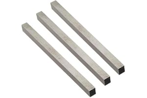 XMHF Lathe HSS Square Cutting Tool Bits Bar Rectangular Lathe Fly Cutter Mill Blank 8x8x200mm 3Pcs