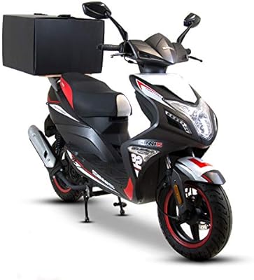 delivering food on a motorcycle