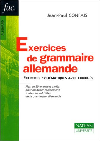 Exercices de grammaire allemande