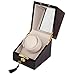 Kendal Top Quality Single Wooden Watch Winder with Advanced Control & Quiet Japanese Motor W1+0cbk