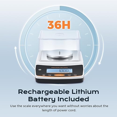 Bonvoisin Lab Analytical Balance 500g X 0.001g Precision Digital Scale