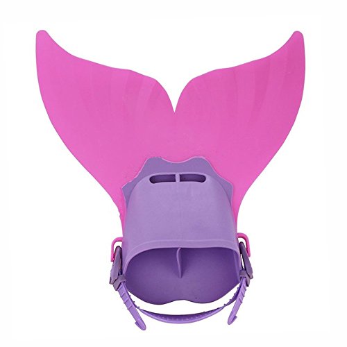 Jeeke Mermaid Tails for Swimming, Mermaid Monofin Suitable Most of Kids Freestyle,Butterfly,Backstroke (Pink, 15.75×15.75×7.09 inch) - Thumbnail 7