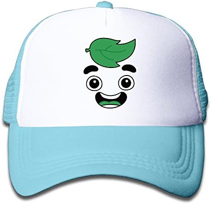 Guava Juice Youth Mesh Trucker Cap Adjustable Hat SkyBlue