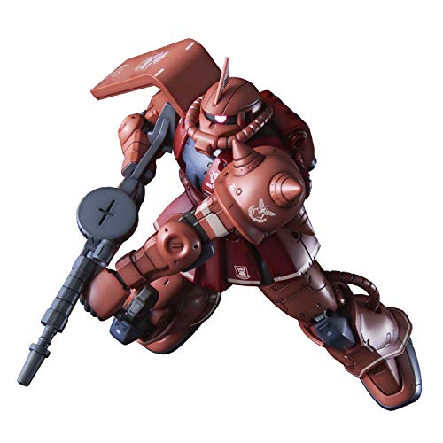 BANDAI HG 1/144 MS-06S ZAKU II Red Comet Ver Plastic Model Kit
