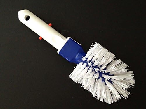 Favorite-Trade Swimming Pool Hot Tub Pond Corner Step Tile Brush Round Nylon Bristles for Pole