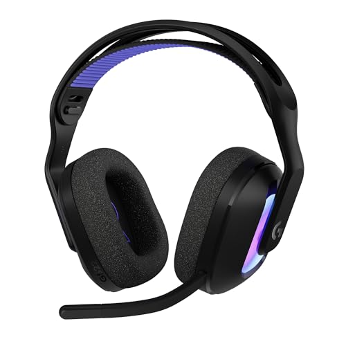 Logitech G G522 LIGHTSPEED, Kabelloses Gaming-Headset, Full-Band-Mikrofon, erweitertes Audio, Tri-Connect (LIGHTSPEED, Bluetooth, USB A auf C), LIGHTSYNC RGB, für PC,Nintendo Switch/Switch 2 – Schwarz