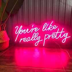 YOU’RE LIKE REALLY PRETTY Pink USB Powered large