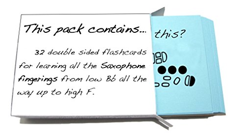 Saxophone Fingering Flashcard Set - Thumbnail 2