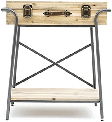 Wooden Box Shelves Suitcase design Jewelry Cosmetics Rack Plant Stand Tray Organizer (Small)