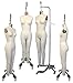 PGM Full Body Dress Form, Collapsible Shoulders, Industry Grade Female Full Body Dress Forms (605A) Sizes 6