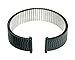 Gilden Custom Length Gents Expansion 17-22mm Black Stainless Steel Watch Band 552-B