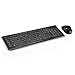TOPELEK Wireless Keyboard and Mouse Combo, Wireless Mouse and Ultra Slim Keyboard, 2.4GHz Wireless Connection, with Mute Mouse and Micro Receiver -Compatible with Mac/Windows XP/7/8/10/VISTA