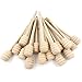 Dealglad 50Pcs Portable 6 Inch Wooden Jam Honey Dipper Stirring Rod Honey Muddler Stick Spoons