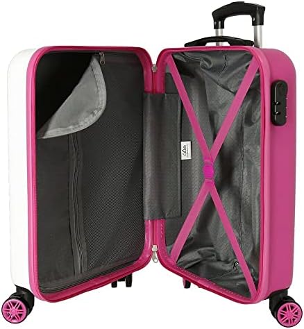 Passe un Bon Moment Minnie So Beautiful Valise cabine rose 38x55x20 cm ABS rigide Fermeture latérale à combinaison 35L 2 kgs 4 roues doubles bagage à main