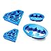 Cookie Cutters, KOOTIPS 4Pcs/set Bat Super Baking Fondant Man Cookie Cutters Cake Decoration