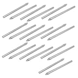 uxcell 5mm Tip 70mm Length Round Shank Triangle Head Tile Drill Bits 20pcs