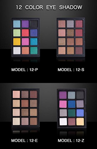 Pro Eyeshadow Palette Big Promotion!ZYooh Golden Pearl Matte Nude Cosmetic Eyeshadow Palette 12 Colors (D)