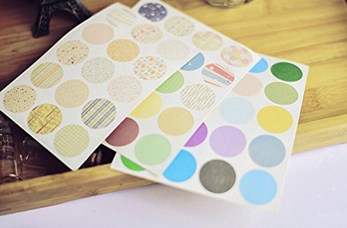 Funcoo 480 Pcs Vintage Envelope Label Seal Decorative Sticker Scrapbooking Craft Bakery Sticker for Home, Office, Wedding (Style-1)