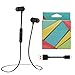 Bluetooth Headphones, Greatwill Wireless Sports Earphones with In-Line Mic: HD Stereo, Sweatproof in-ear headphones,Bluetooth4.1,Magnetic, Lightweight & Fast Pairing. Great for Jogging, Gym (Black)