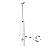 Milk Frother, Rechargeable hand-Held Electric Milk