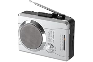 EYESEN Portable Walkman Cassette Recorder with AM FM Radio, Personal Compatible Tape Player/Recorder with Headphones, Built-in Speaker and Microphone for Leisure and Entertainment, Everyday Recording