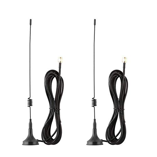 image for Anlink 2 Pack 10ft 7dBi Dual Band WiFi Antenna Extension Cable with Ma