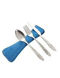 MayULike Camping Cutlery Utensils Set of Military