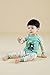 VAENAIT BABY Kids Boy Long Sleeve Cotton Sleepwear Pajamas 2pcs Set Bear Friend 12-18M/XS