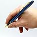 Words Metallic Navy Blue Ceramic Ball Pen - 0.5mm - Writing Color: Black