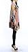 ellazhu Women Baggy Abstract Face Print Knit Pullover Dress OneSize SZ17 Grey