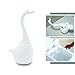 Langxian Swan Bathroom Toilet Bowl Brush and Holders Set, Toilet Brush with Long Handle Full-Closed and Ceramic Base,Bathroom Cleaning Brush Accessories …