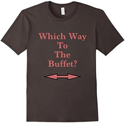 Men's Buffet Food Funny Casino Cruise Ship Accessories Shirt 2XL Asphalt