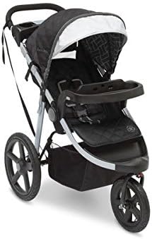 Delta Children 'J is for Jeep' Black All-terrain Jogging Stroller With Charcoal Tracks