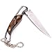 Samior 5817 Mini Slipjoint Keychain Neck Knife, 1.85