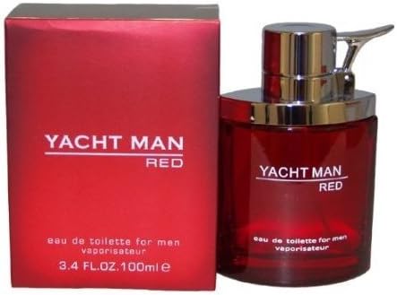 Yacht MAN Red3.4 Fl. Oz. Eau De Toilette Spray~men