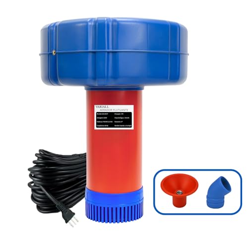 Aerador Chafariz 1.5cv 1.1kw Piscicultura Potente Oxigenio Bomba Lago Agua Peixes Tanque Oxigenador 15 Metros Fio