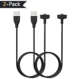 Fitian Fitbit Ionic Charging Cable, Replacement USB Charging Cord Cable Accessories Charger Cable Adapter for Fitbit Ionic Wristband Smart Watch (2 Pcs Fitbit Ionic Charger Cable) …