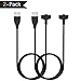 Fitian Fitbit Ionic Charging Cable, Replacement USB Charging Cord Cable Accessories Charger Cable Adapter for Fitbit Ionic Wristband Smart Watch (2 Pcs Fitbit Ionic Charger Cable) … …