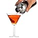 FineDine Expert Cocktail Shaker Home Bar Tool Set Stainless Steel Bar Set with Shaking Tin, Bar Spoon, Double Jigger, 2 Stainless Steel Bottle Pourers, Tapered Spout, and Flat Bottle Opener (6 Piece)