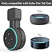 Outlet Wall Mount Holder for Dot 3 Speaker, A Space-Saving Solution for Your Smart Home Speakers, Clever Dot Accessories with Cord Arrangement Hide Messy Wires (Black)
