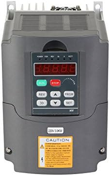 Maxwolf 3KW VFD Variable Frequency Drive Inverter for Spindle Motor Speed Control 4HP 13A 220-250V (220V/3KW VFD)