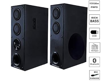 dual tower speakers