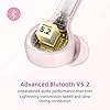 Wireless-Earbuds-Boltune-Bluetooth-V52-Earbuds-with-4-Microphones-in-Ear-Stereo-Crystal-Clear-Bluetooth-Headphones-USB-C-Quick-Charge-IPX8-Waterproof-40Hours-Playing-Time-SingleTwin-Mode-Pink Wireless Earbuds, Boltune Bluetooth V5.2 Earbuds with 4 Microphones in-Ear Stereo Crystal-Clear Bluetooth Headphones USB…