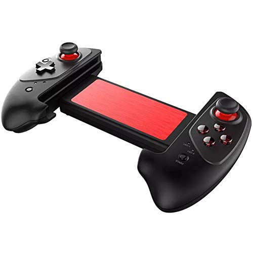 GUOJINJIN Wireless 2.4G Gamepad, Rechargeable Telescopic Portable Gamepad Compatible with Bluetooth 4.0, for iOS, Android, Tablet