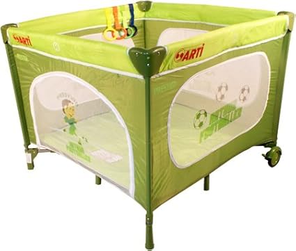 Parc Bebe Pliant Parc Pliable Pour Bebe Arti Basic Go Vert Football Violet Amazon Fr Bebes Puericulture